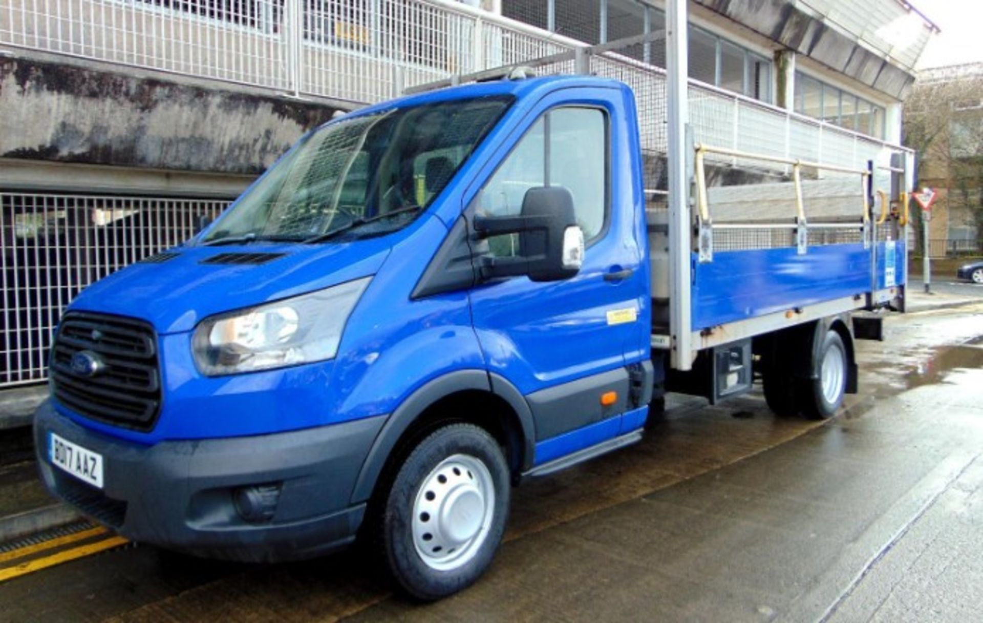 TAIL LIFT,2017 FORD TRANSIT DROPSIDE, XLWB, EXTENDED - Image 7 of 12