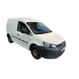 DEPENDABLE WORKHORSE: 62 PLATE VW CADDY C20 DIESEL VAN >>--NO VAT ON HAMMER--<<