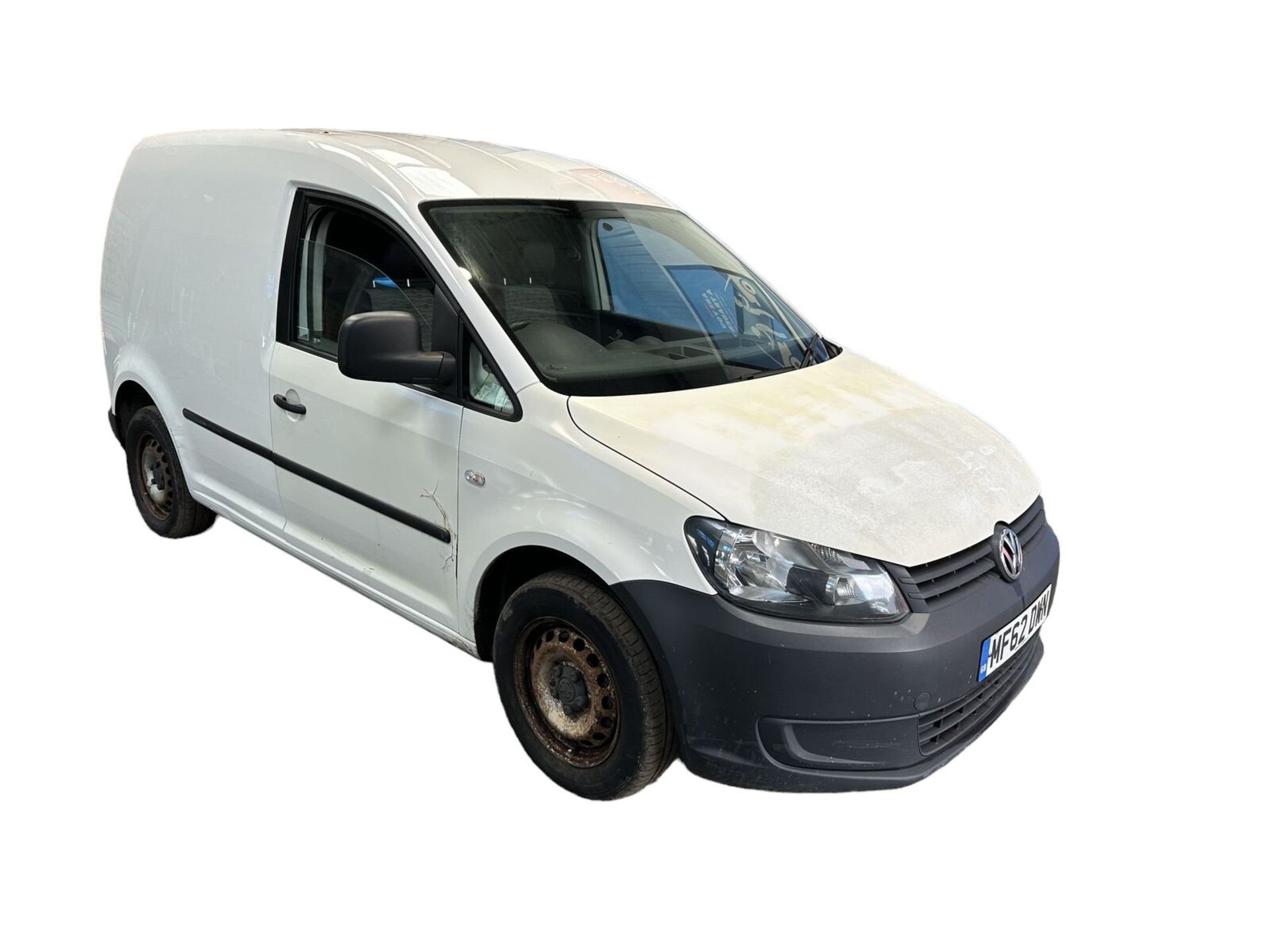 DEPENDABLE WORKHORSE: 62 PLATE VW CADDY C20 DIESEL VAN >>--NO VAT ON HAMMER--<<