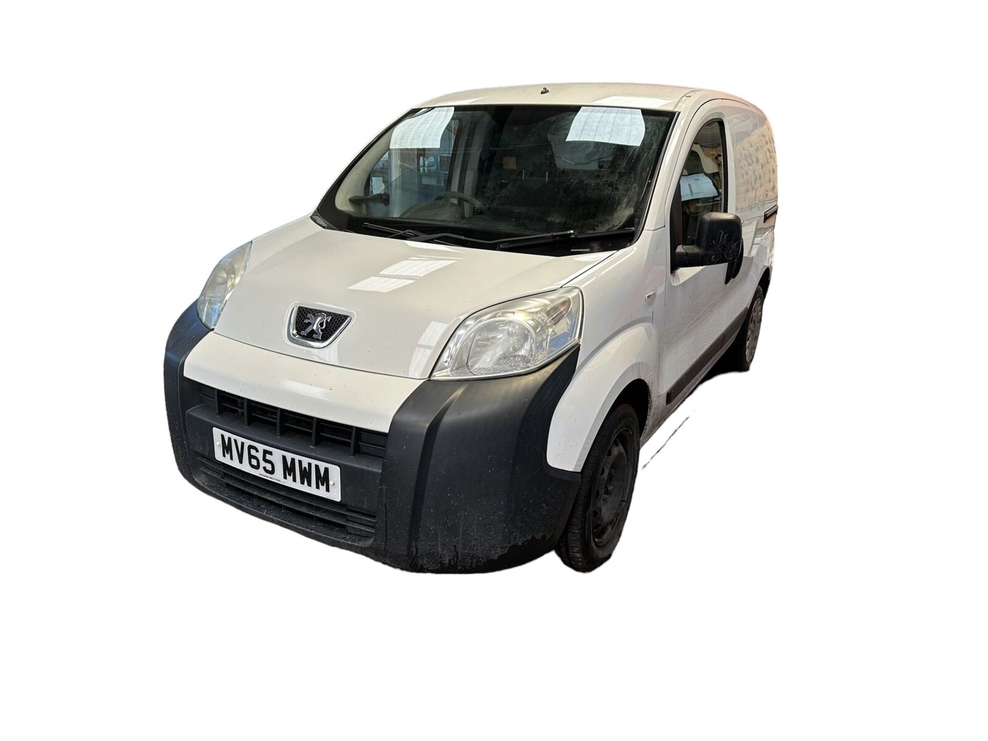 LITTLE WORKHORSE: 65 PLATE PEUGEOT BIPPER DIESEL - READY FOR ACTION >>--NO VAT ON HAMMER--<<