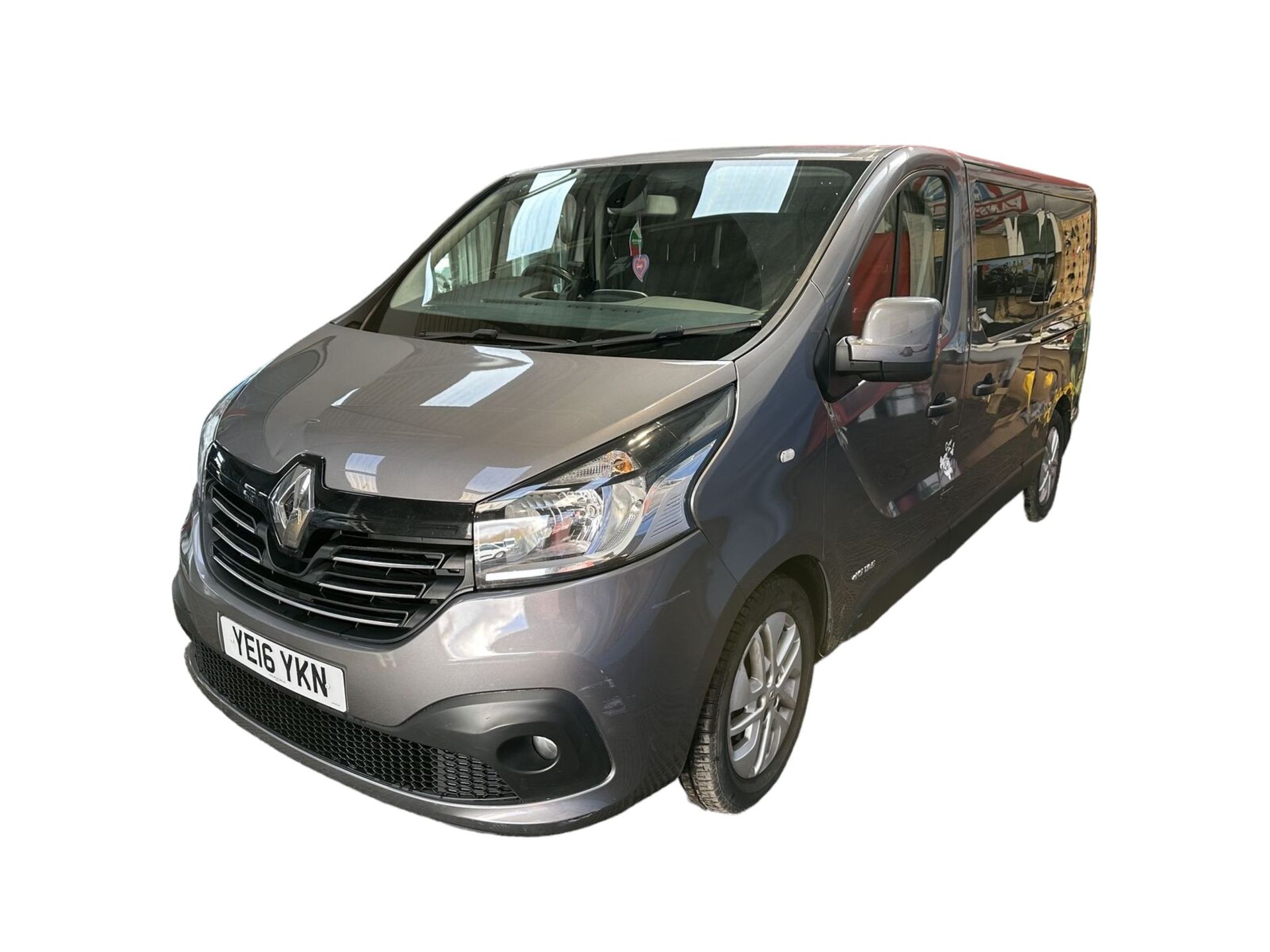 SUPERB SPEC: RENAULT TRAFIC VIVARO LL29 ENERGY DCI 125 MINIBUS >>--NO VAT ON HAMMER--<< - Image 3 of 15