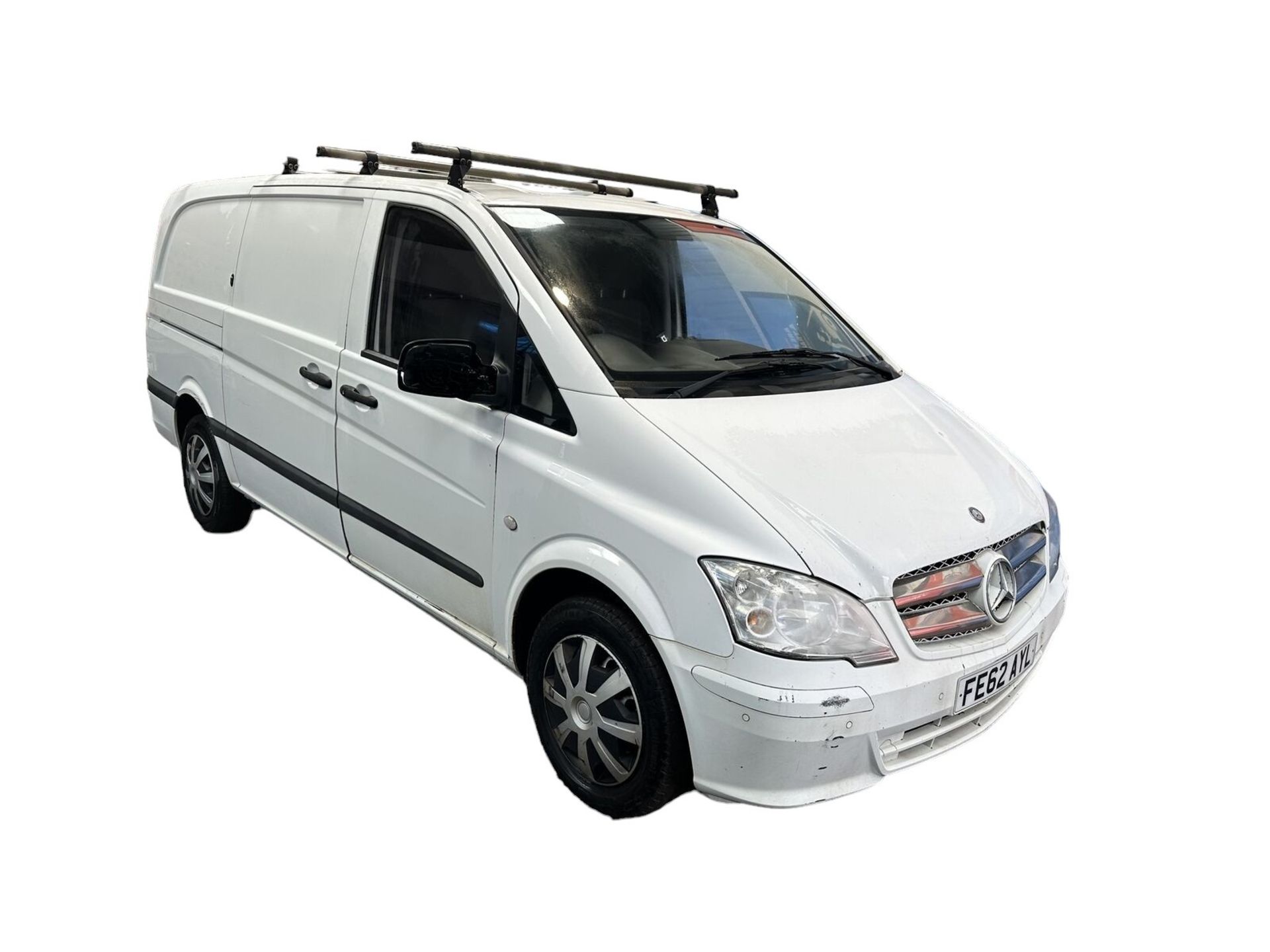 WHITE KNIGHT: MERCEDES VITO LWB, SOLID BARGAIN >>--NO VAT ON HAMMER--<<