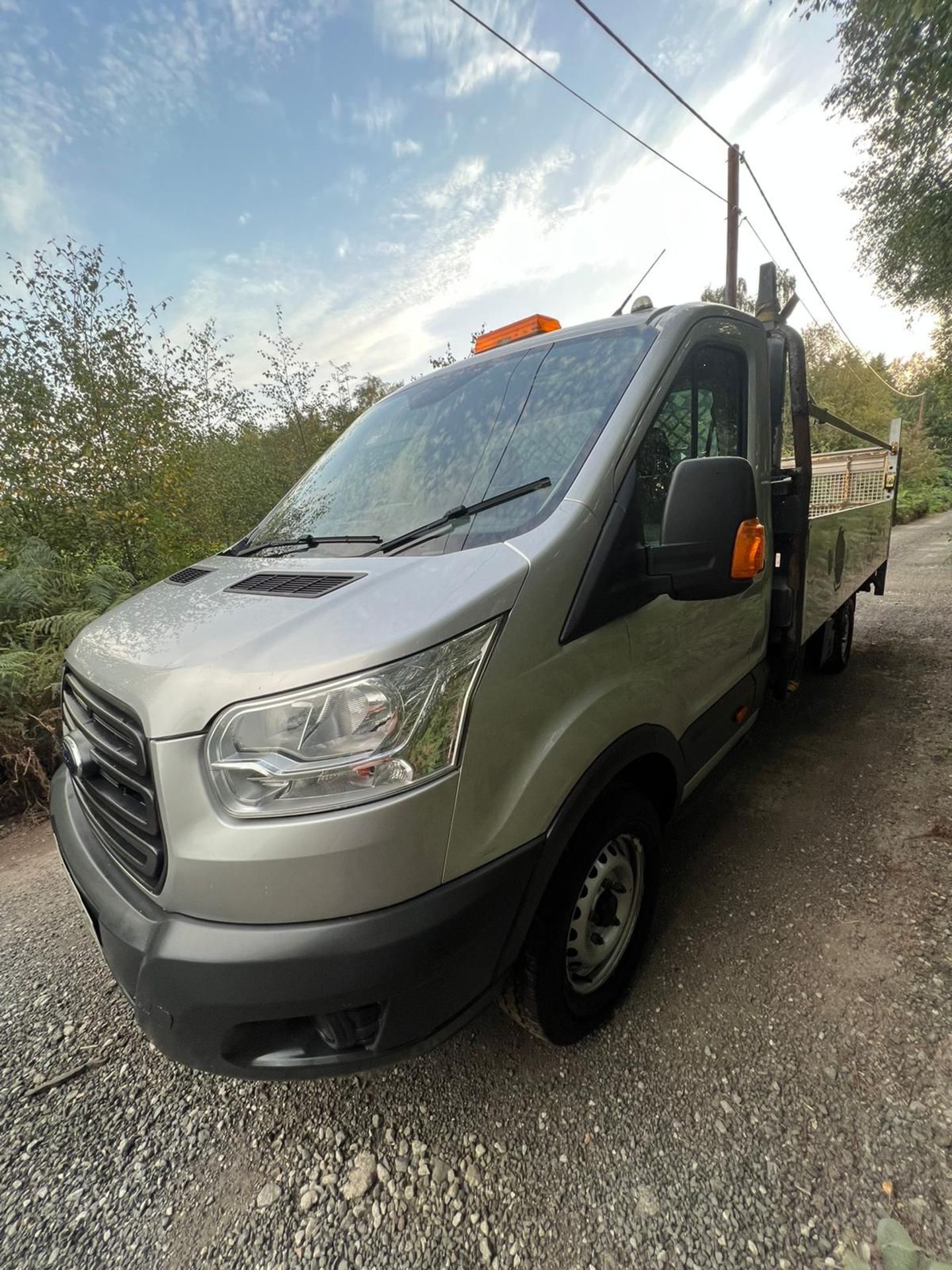 FORD TRANSIT 2016 FLATBED WITH TAIL LIFT 14 FT DROPSIDE BODY - Image 14 of 15