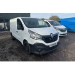 WHITE WONDER: 68 PLATE RENAULT TRAFIC EURO 6 VAN >>--NO VAT ON HAMMER--<<