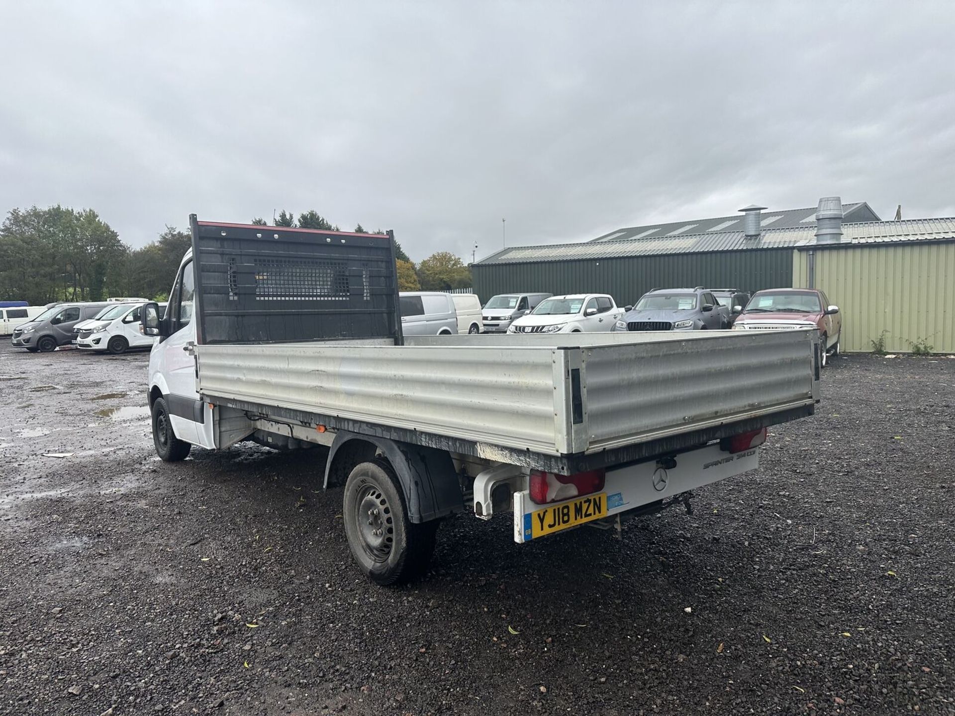 WHITE STALLION ON WHEELS: 2018 MERCEDES SPRINTER FLATBED LWB - Image 3 of 15