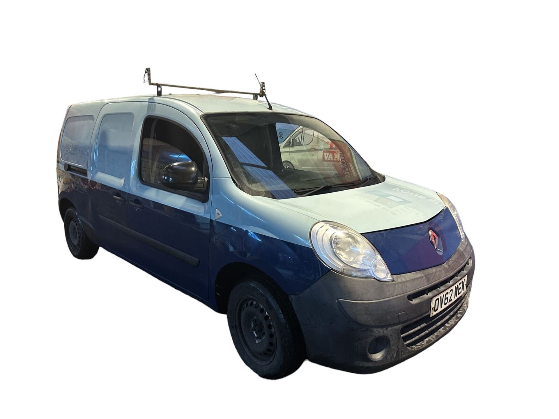 READY FOR ACTION: 62 PLATE RENAULT KANGOO MAXI CREW CAB >>--NO VAT ON HAMMER--<<