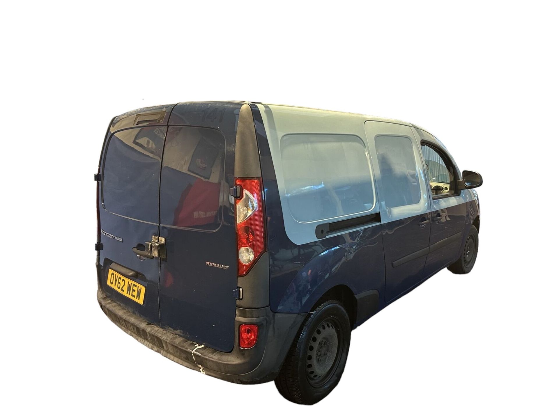 READY FOR ACTION: 62 PLATE RENAULT KANGOO MAXI CREW CAB >>--NO VAT ON HAMMER--<< - Image 2 of 13