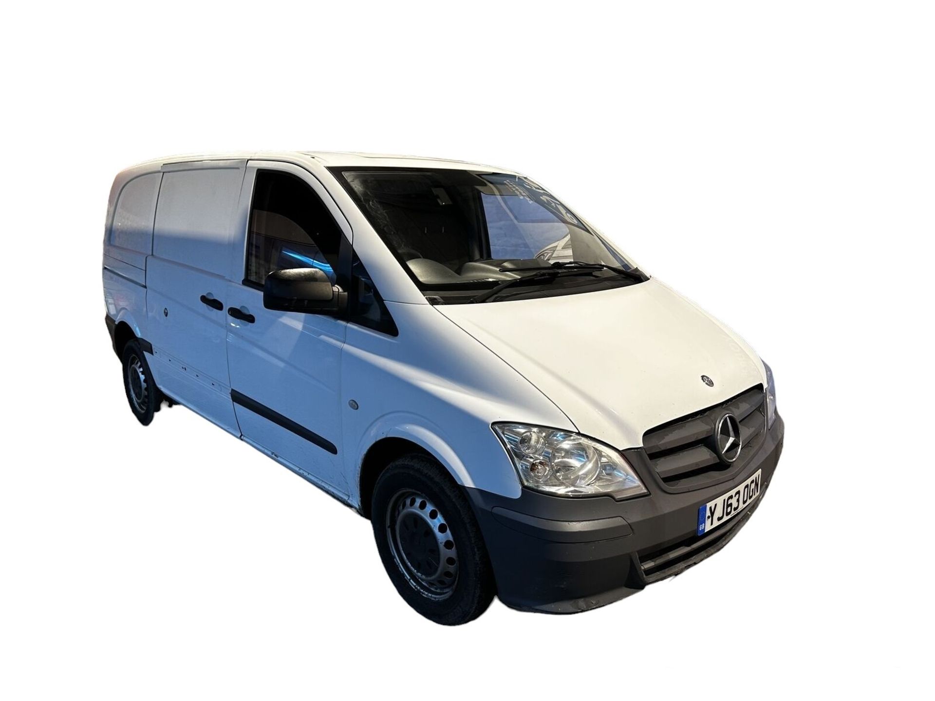 63 PLATE MERCEDES-BENZ VITO LONG DIESEL: READY FOR ACTION >>--NO VAT ON HAMMER--<< - Image 2 of 12