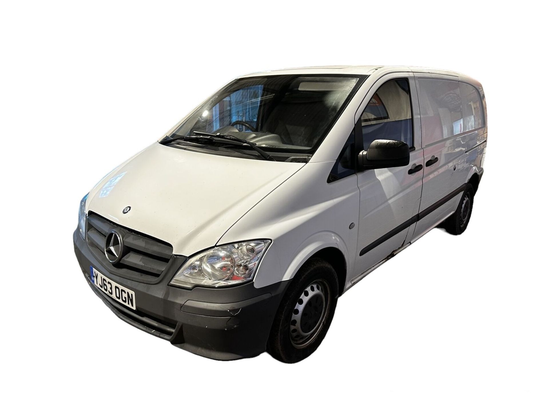 63 PLATE MERCEDES-BENZ VITO LONG DIESEL: READY FOR ACTION >>--NO VAT ON HAMMER--<<