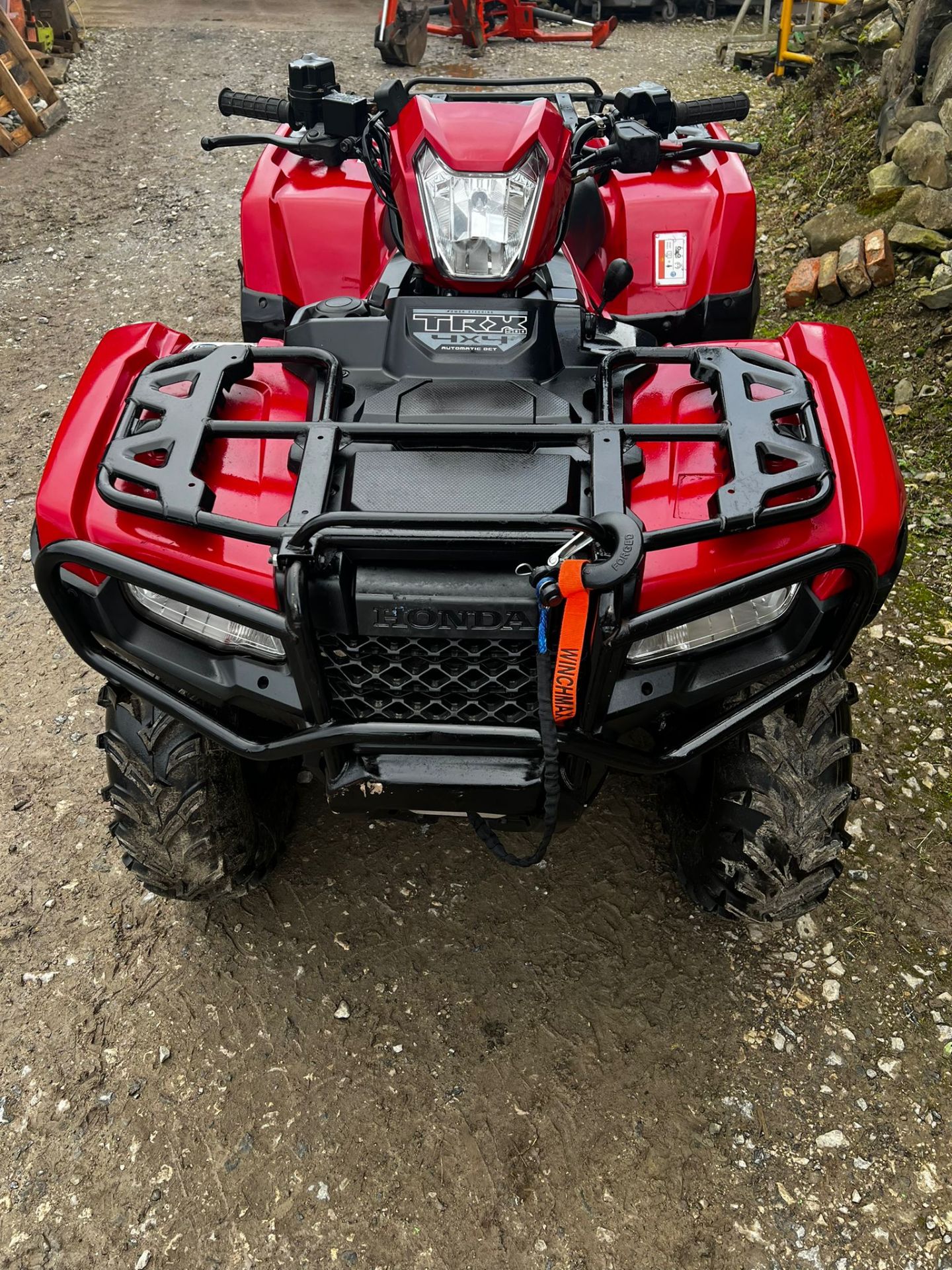 HONDA 4WD TRX500 QUAD 2017 IRS WINCH - Image 7 of 8