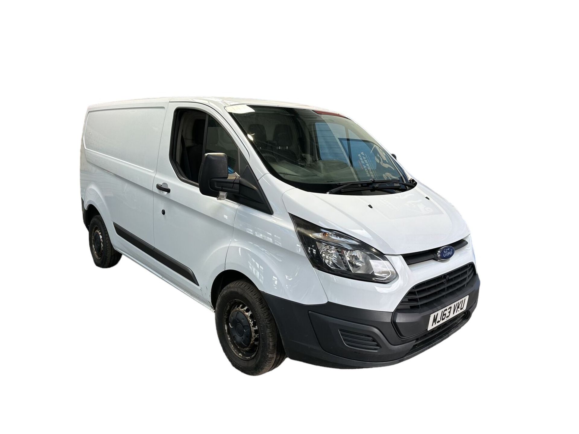 MILEAGE MASTER: 63 PLATE FORD TRANSIT CUSTOM READY FOR WORK >>--NO VAT ON HAMMER--<<