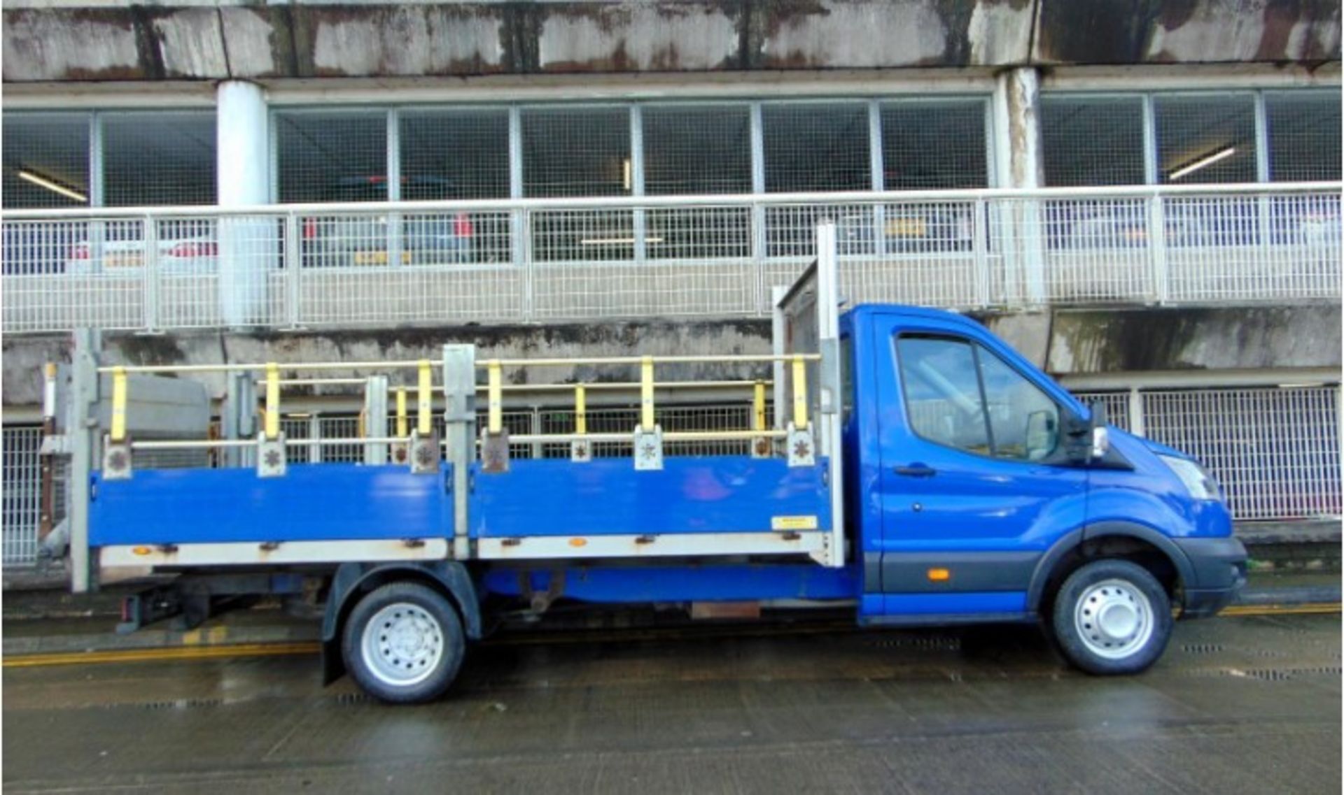 TAIL LIFT,2017 FORD TRANSIT DROPSIDE, XLWB, EXTENDED - Image 5 of 12