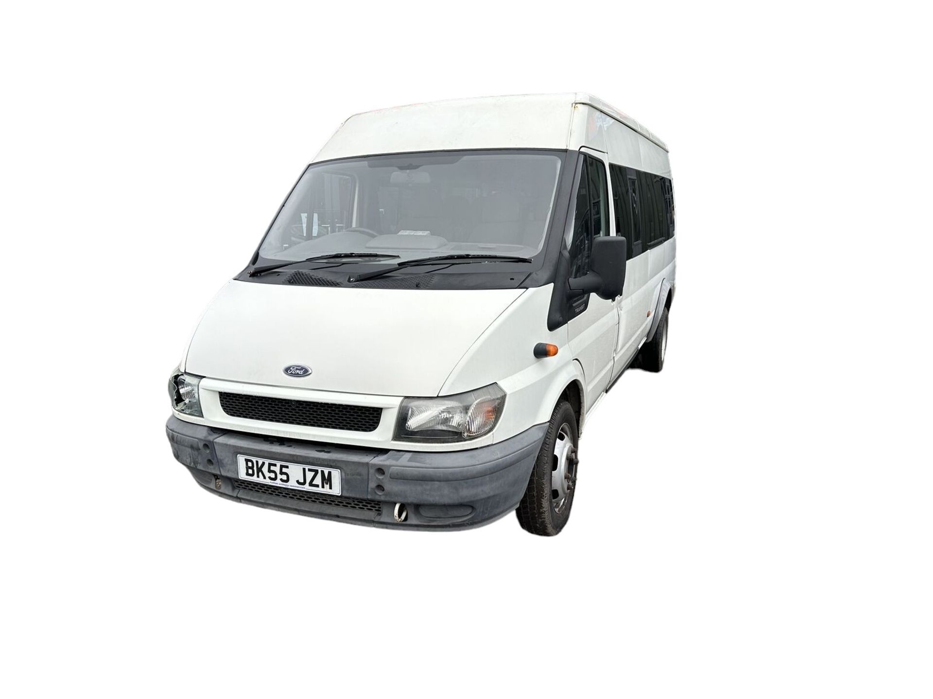 ON THE ROAD TO FREEDOM: 55 PLATE FORD TRANSIT MINIBUS >>--NO VAT ON HAMMER--<<