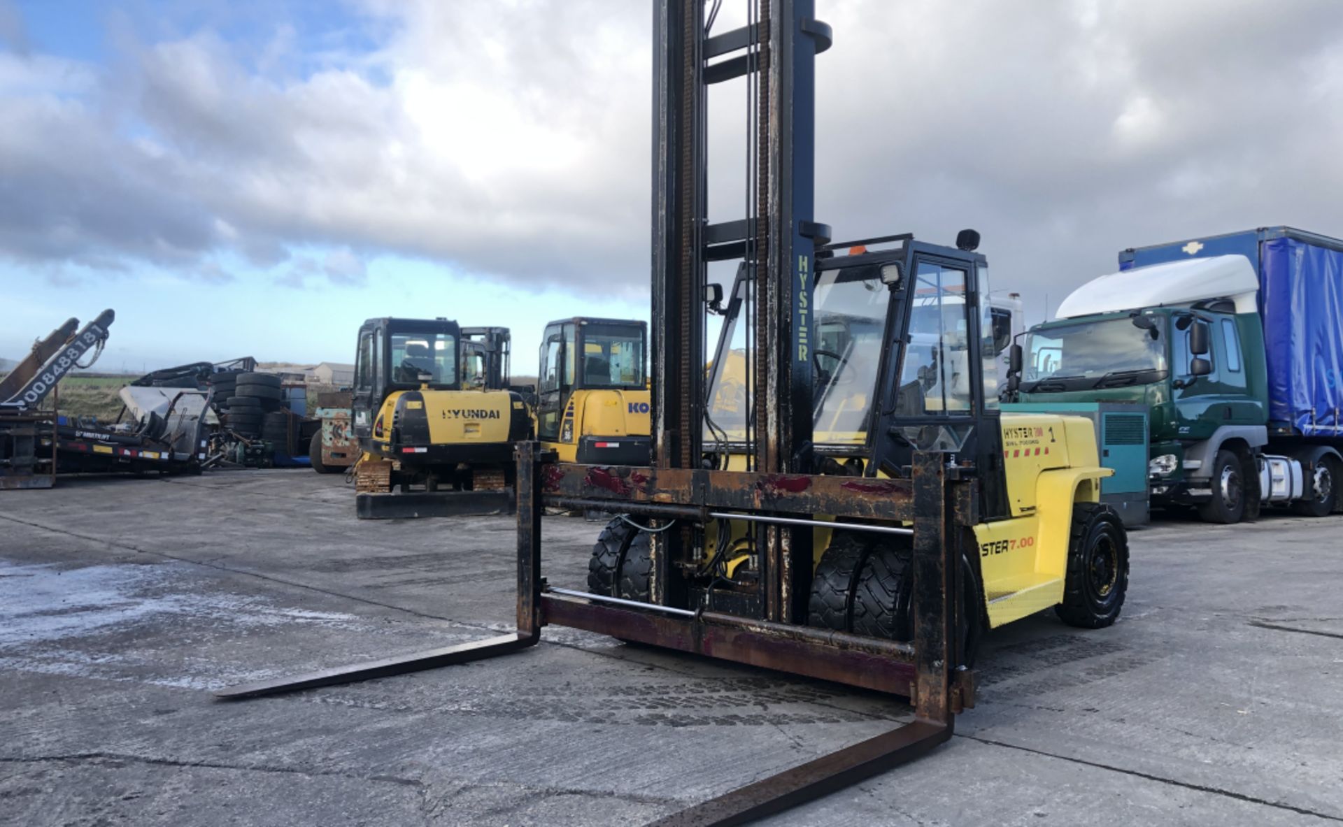 HYSTER H7.00 XL ,7 TON DIESEL FORKLIFT - Image 2 of 9