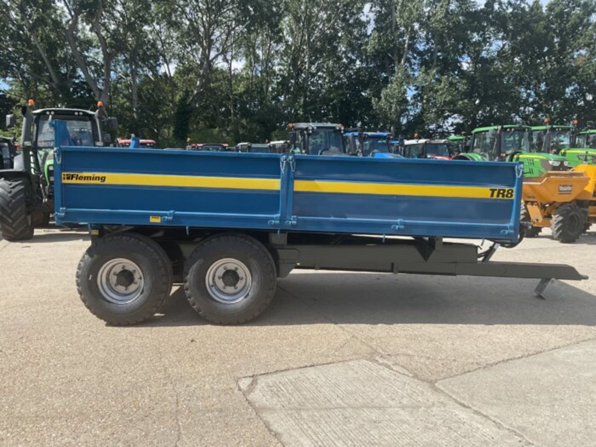 FLEMING TR8 DROPSIDE TRAILER - Image 5 of 8