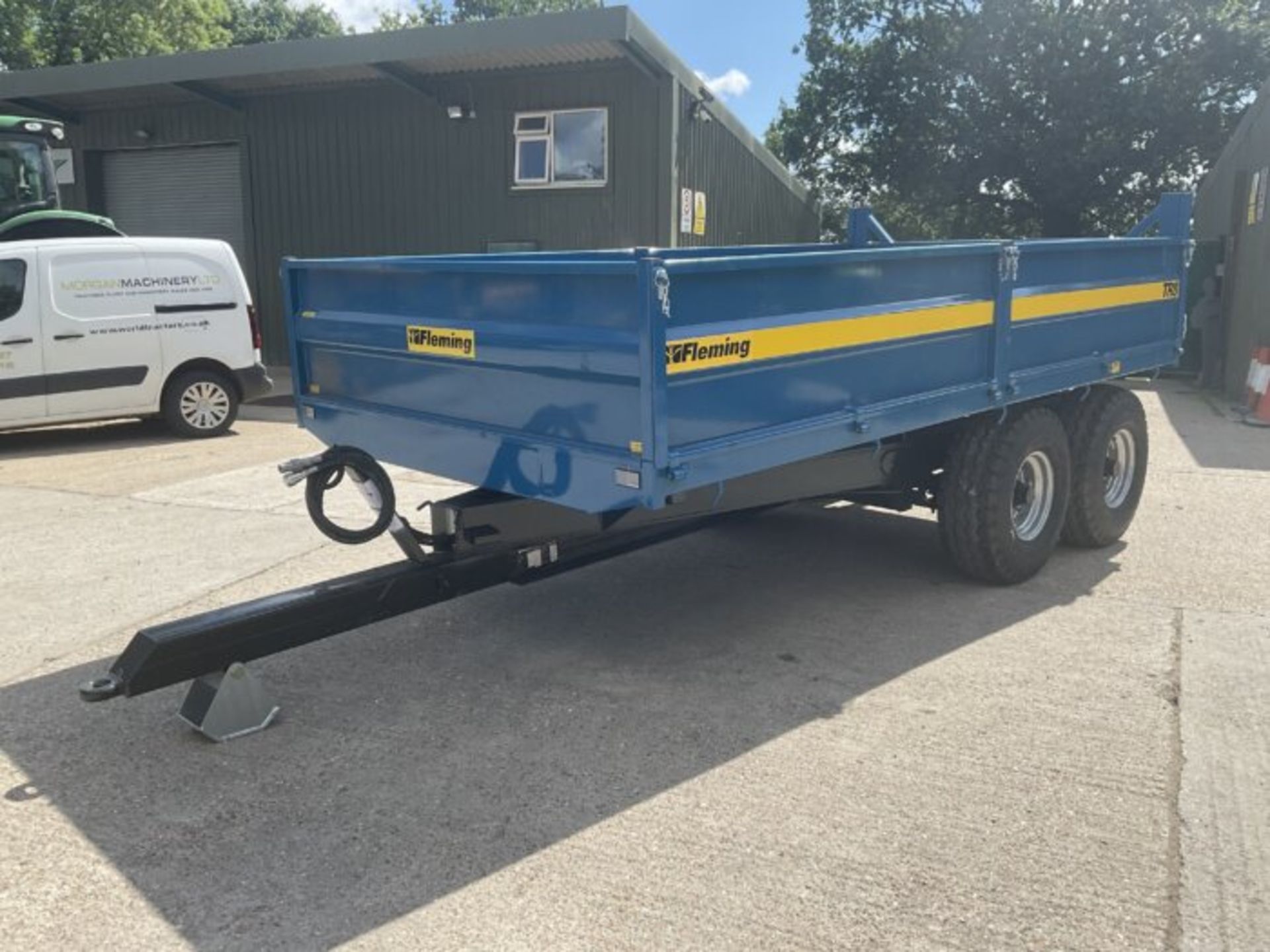 FLEMING TR8 DROPSIDE TRAILER - Image 2 of 8