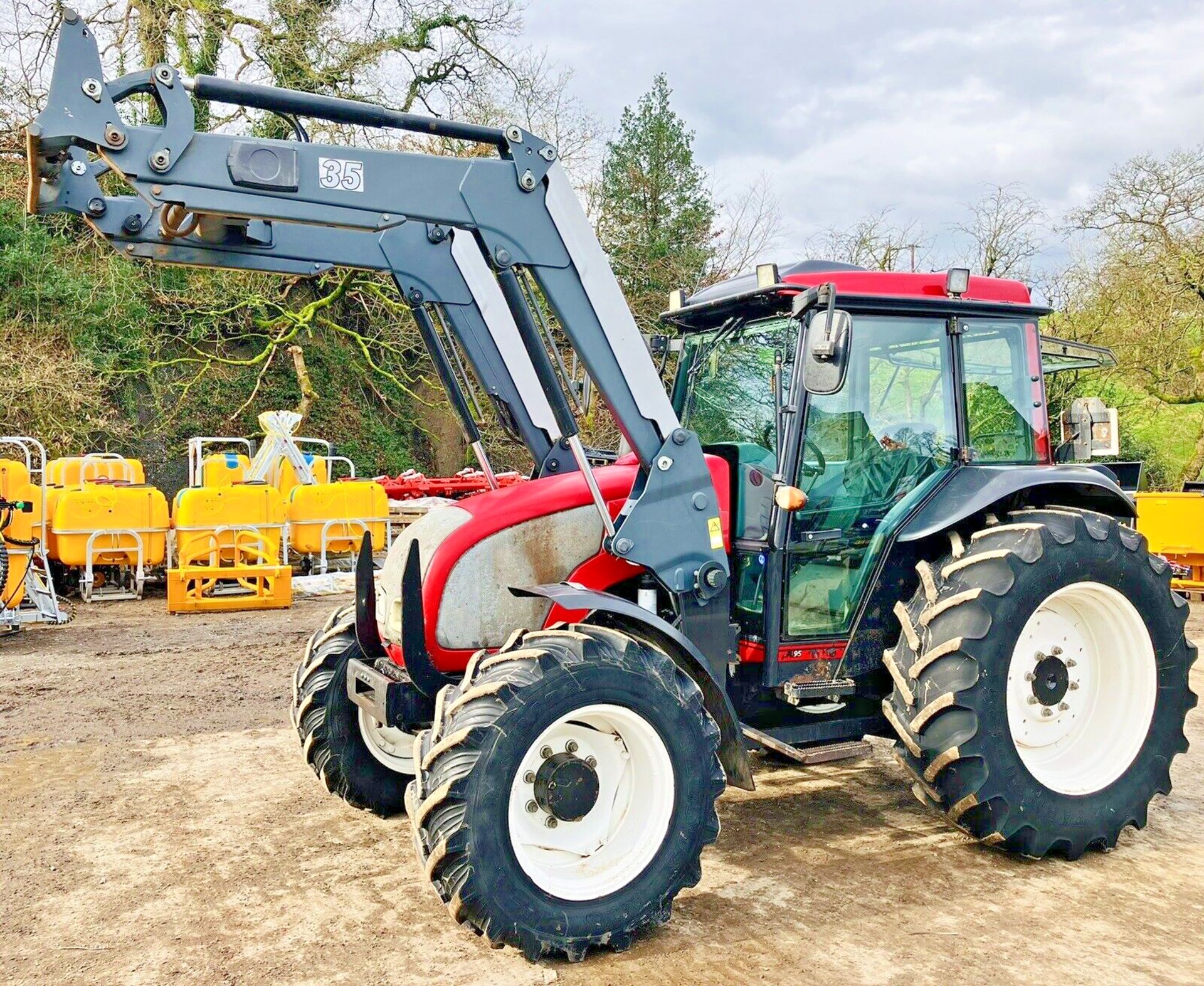 VALTRA A95 & QUICKE Q350 LOADER. 2008 - Image 7 of 7