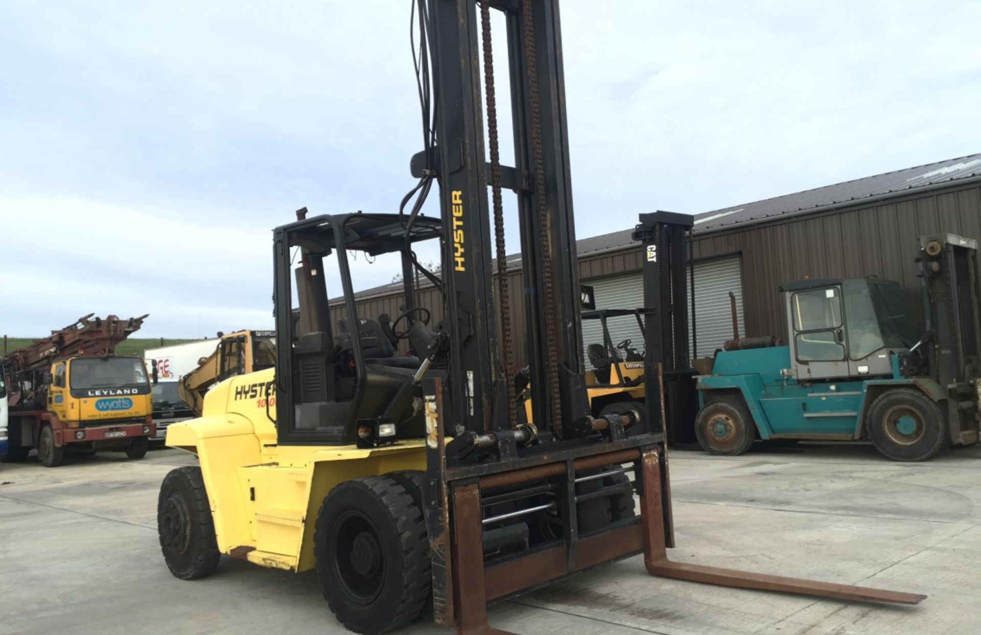 2008 HYSTER H10.00XM 10 TON LPG FORKLIFT - Image 2 of 11