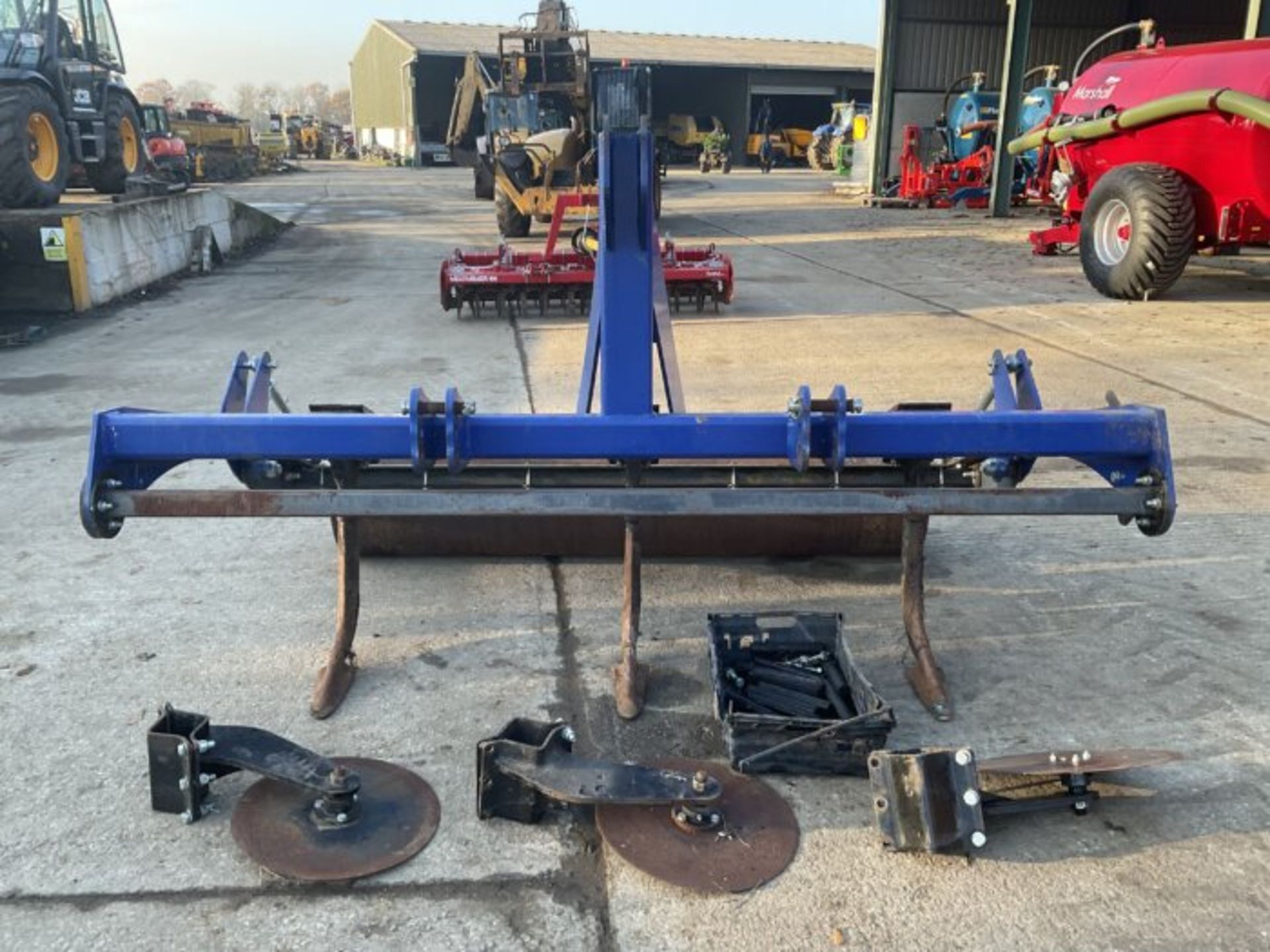 JSA 3 LEGGED SUBSOILER WITH CUTTING DISKS AND ROLLER. - Bild 5 aus 8