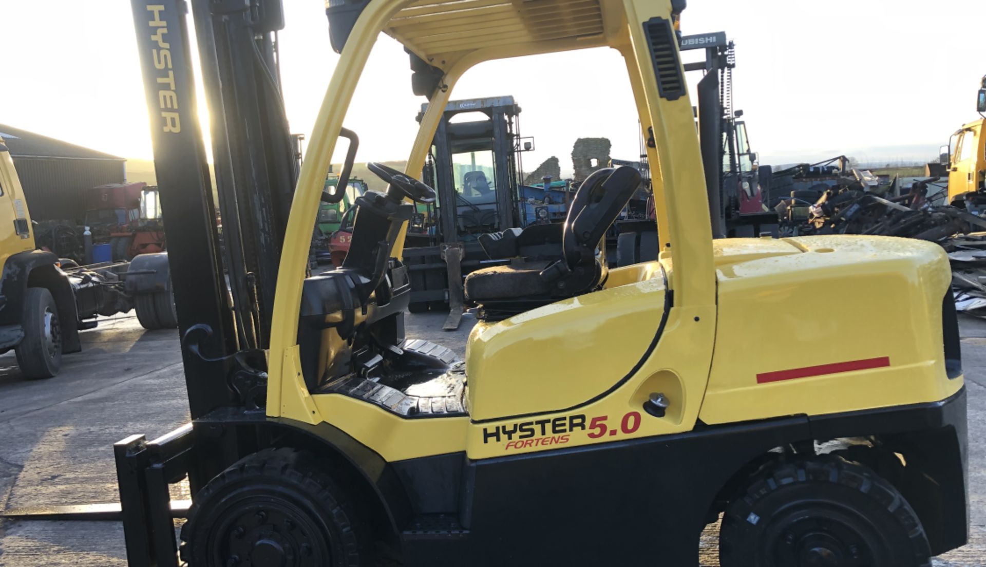 HYSTER H5.0 FT FORTEN 5 TON DIESEL FORKLIFT - Image 3 of 11