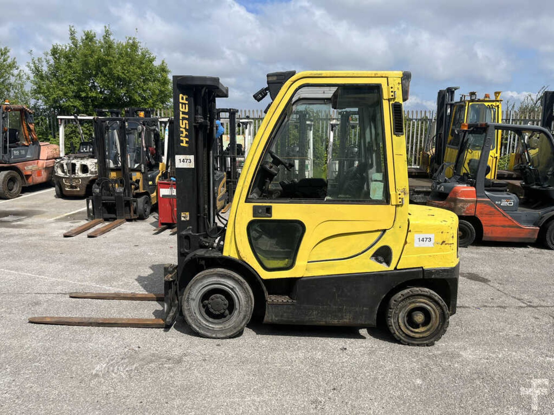 2008 DIESEL FORKLIFTS HYSTER H2.5FT