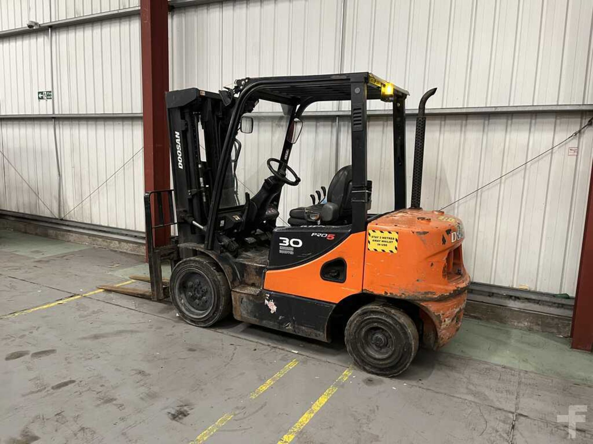 DIESEL FORKLIFTS DOOSAN D30S-5 - Image 3 of 6