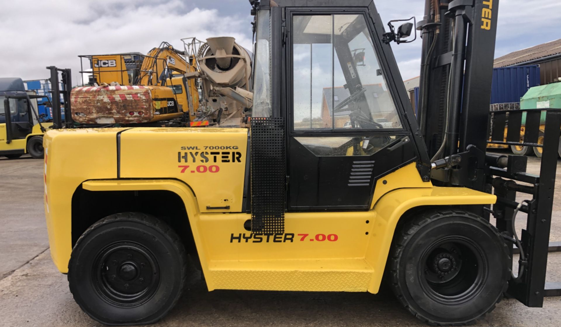 HYSTER H7.00 XL ,7.5 TON DIESEL FORKLIFT - Image 7 of 12