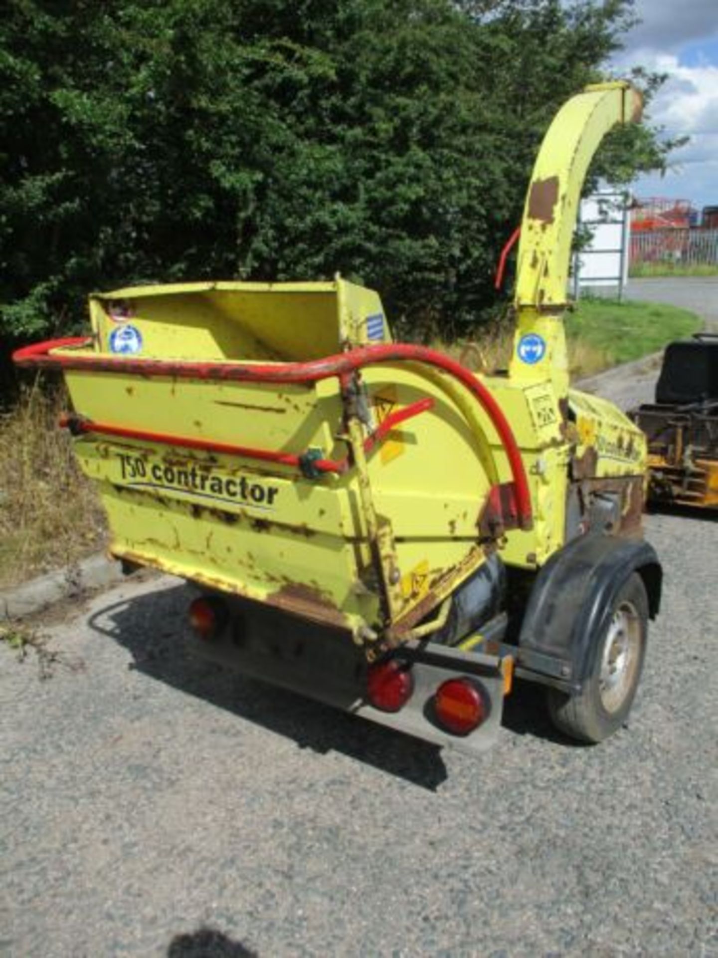 JENSEN A530 WOOD CHIPPER: TOWABLE TIMBER SHREDDER - Bild 3 aus 12