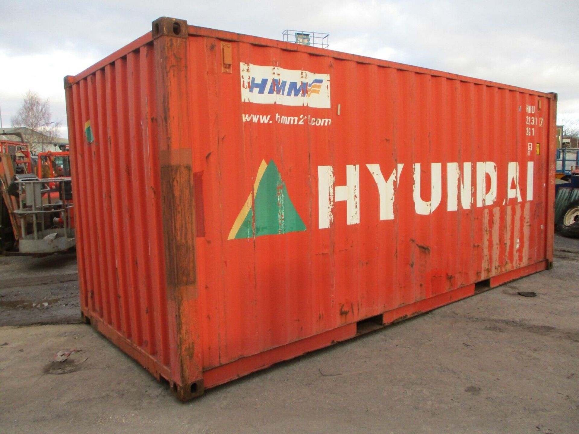 20 FEET LONG X 8 FEET WIDE SHIPPING CONTAINER