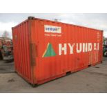 20 FEET LONG X 8 FEET WIDE SHIPPING CONTAINER