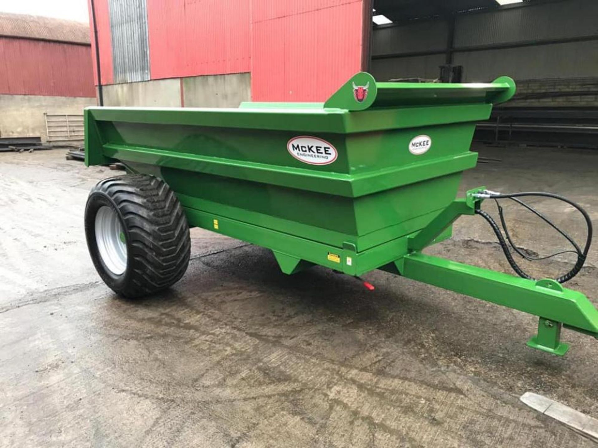 MCKEE TAPERED BODY DUMP TRAILER 8 TON - Bild 4 aus 4