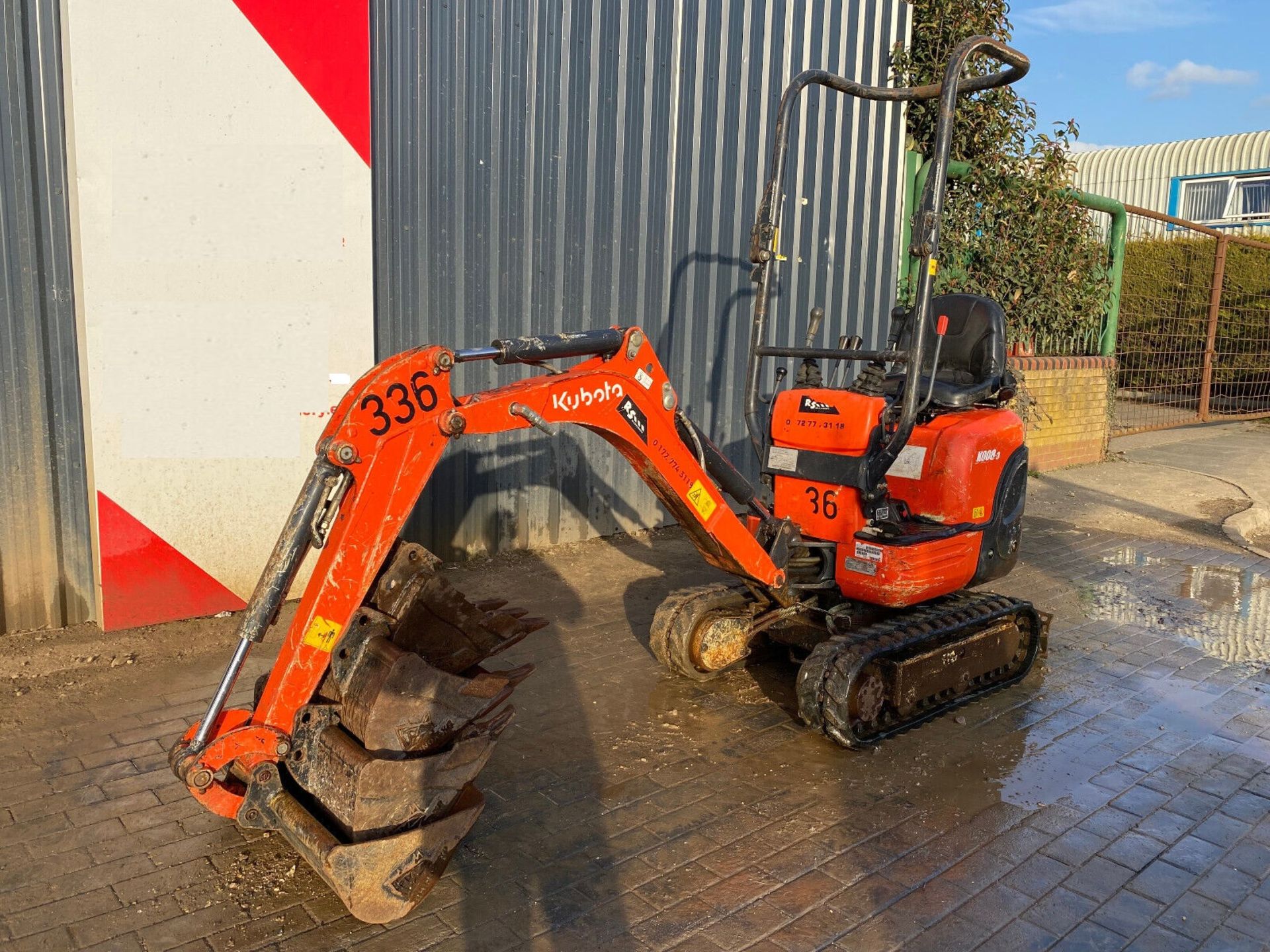 DIESEL DYNAMO: KUBOTA K008-3 MICRO EXCAVATOR - 1165 HOURS OF RELIABILITY - Image 12 of 12