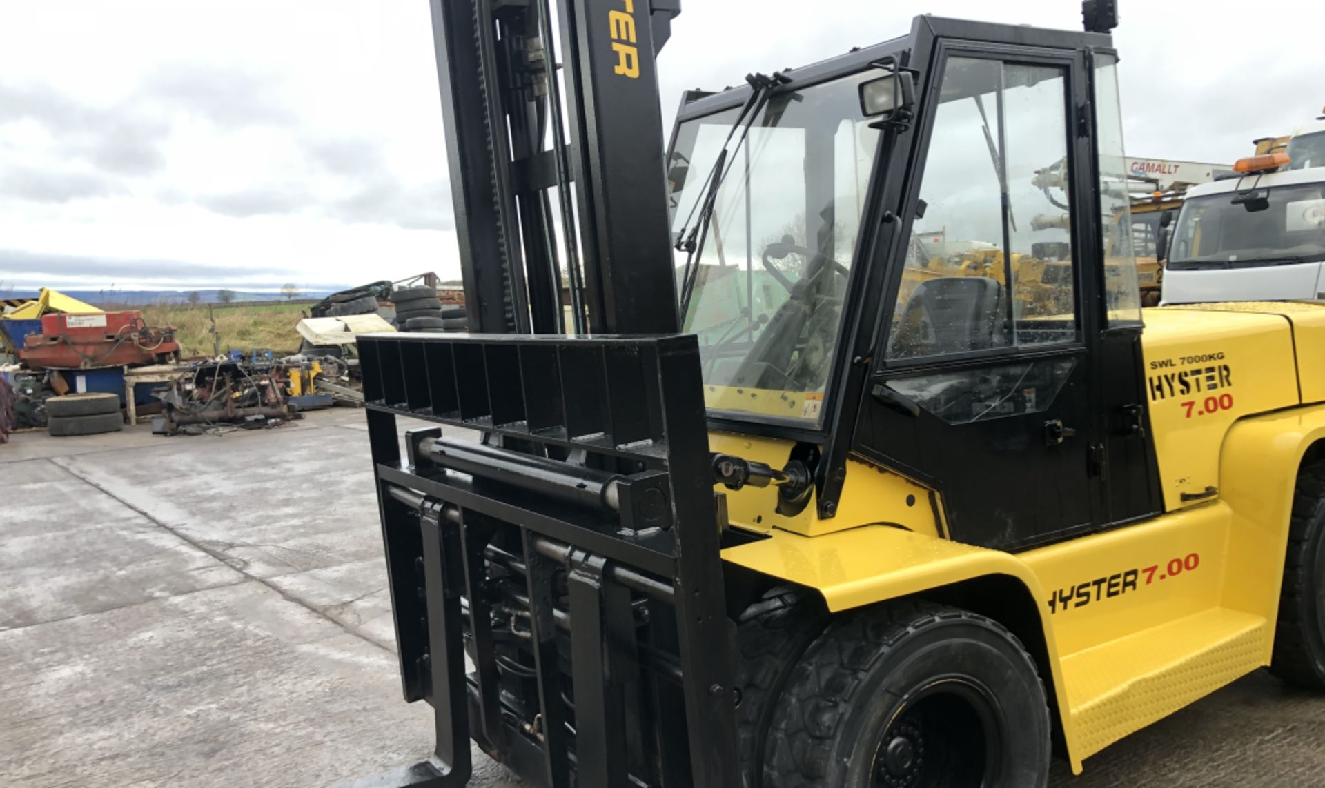 HYSTER H7.00 XL ,7.5 TON DIESEL FORKLIFT - Image 4 of 12