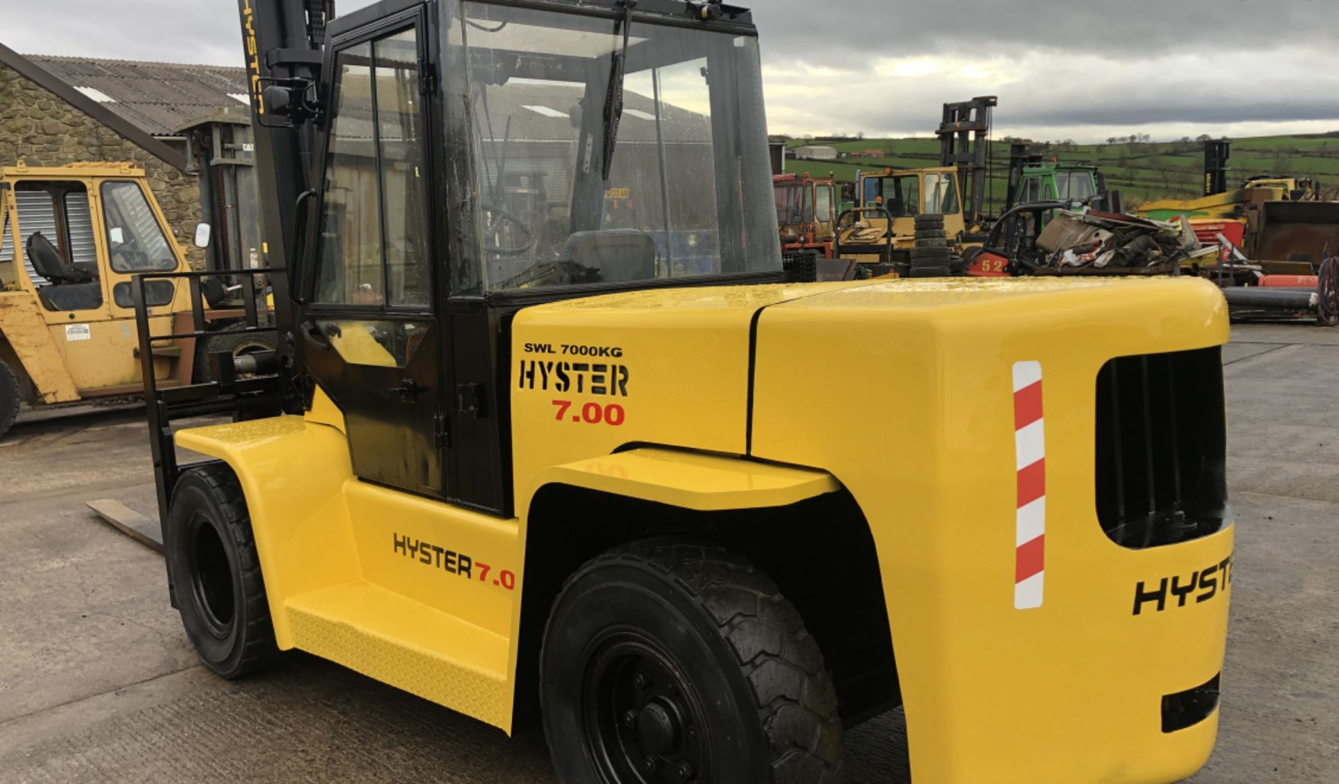 HYSTER H7.00 XL ,7.5 TON DIESEL FORKLIFT - Image 3 of 12