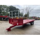 MARSHALL BC21. 21FT BALE TRAILER