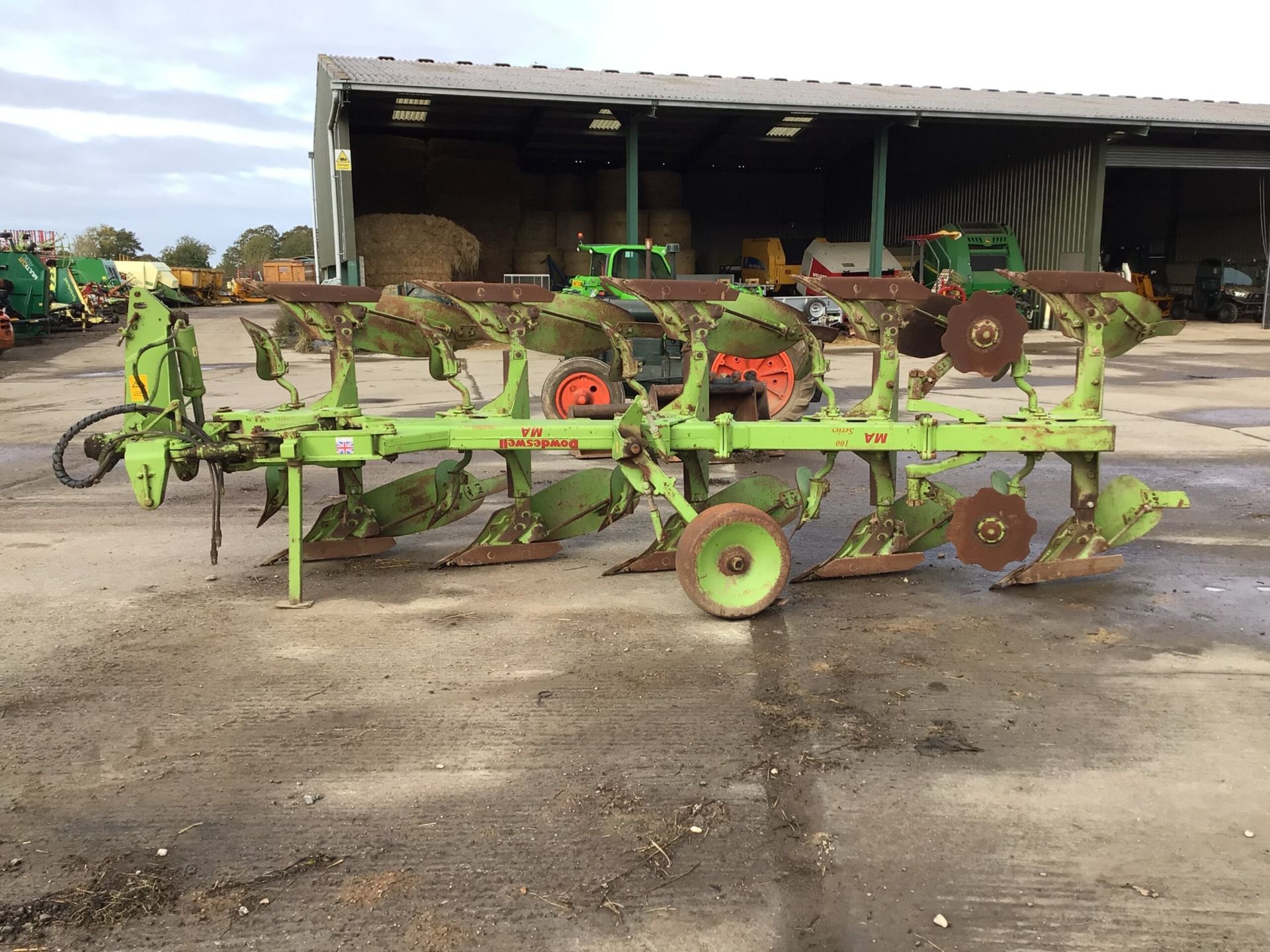 DOWDESWELL DP 100 S 3+1+1 FIVE FURROW REVERSIBLE PLOUGH. - Image 7 of 7