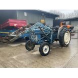 FORD 4000 PRE FORCE. POWER STEERING. LOADER. SAW BENCH. REAR BELT DRIVE. VERY GOOD RUNNER
