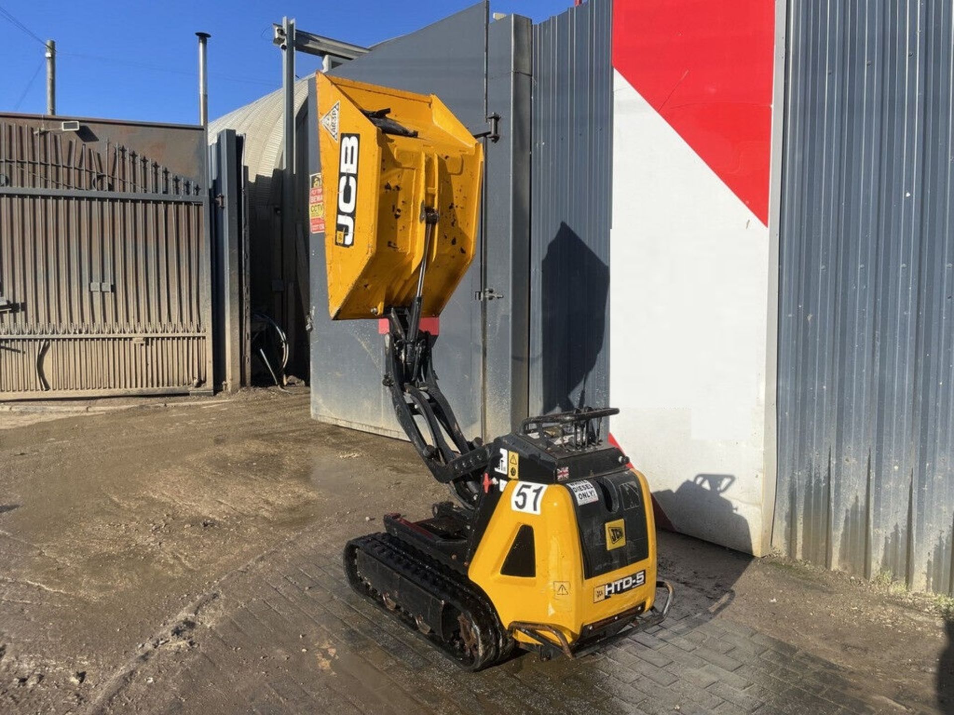 JCB DUMPSTER HTD5 TRACKED MINI DUMPER - Image 3 of 9