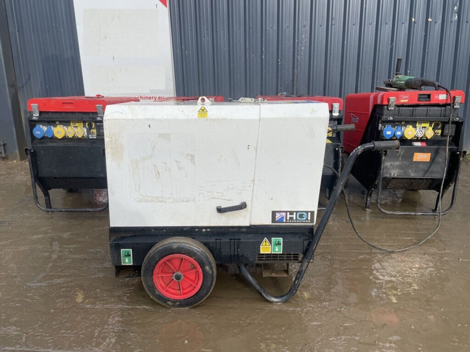 2019 YANMAR DIESEL GENERATOR: 6KVA, ACOUSTIC, 230/110V, 26L TANK, 210KG