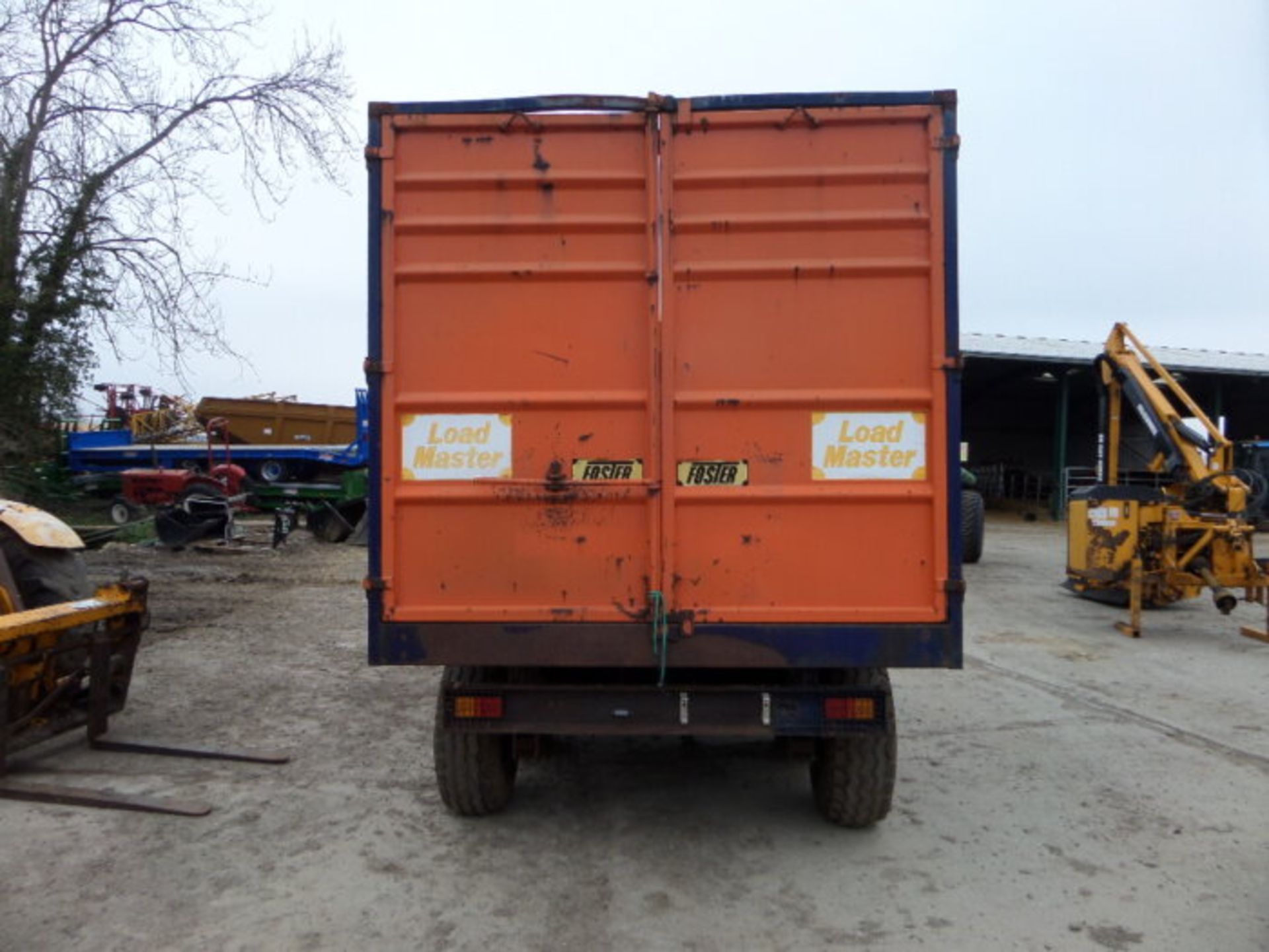 FOSTER 8 TONNE LOAD MASTER TIPPING TRAILER - Image 5 of 6