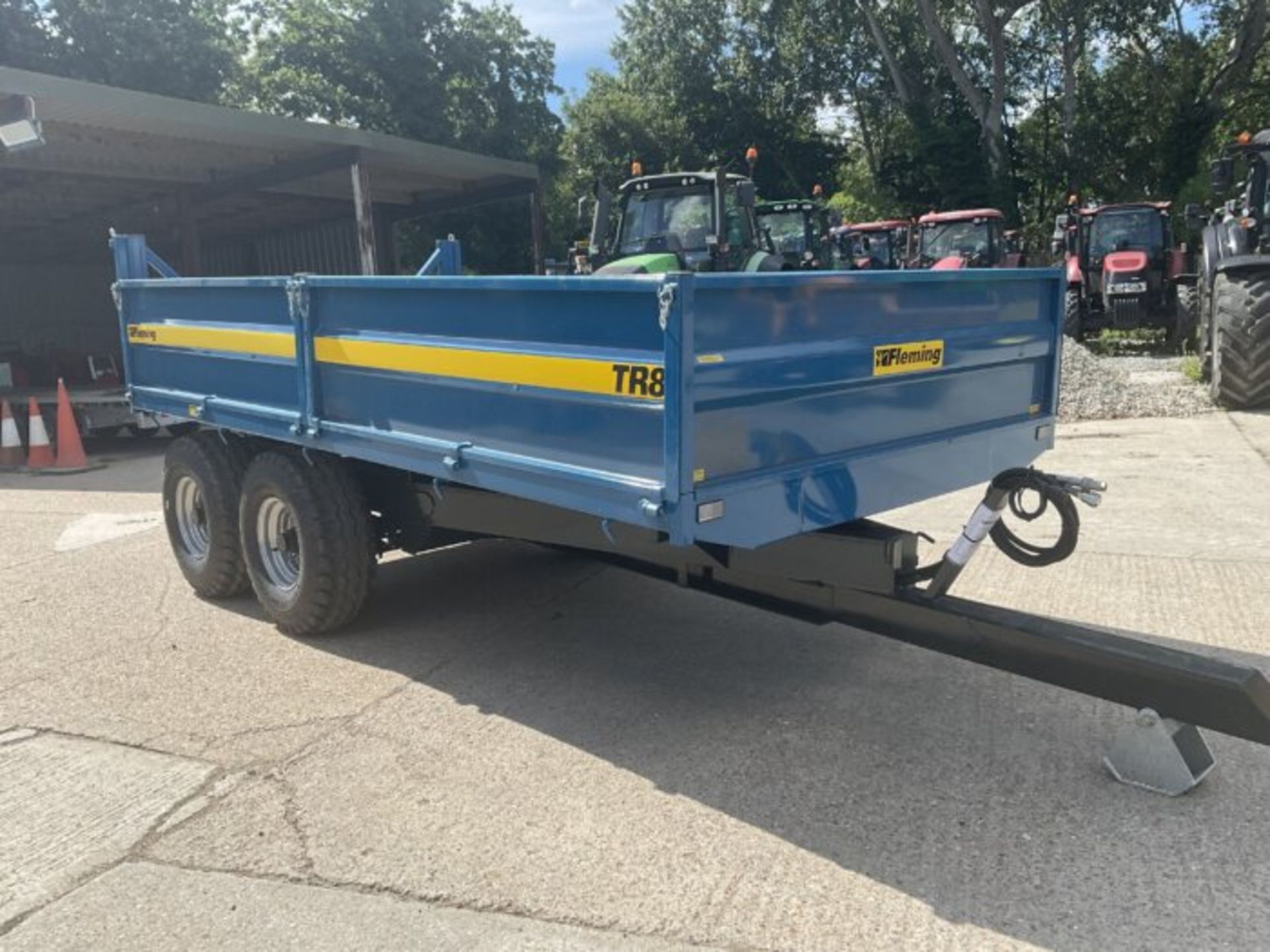 FLEMING TR8 DROPSIDE TRAILER - Image 4 of 8