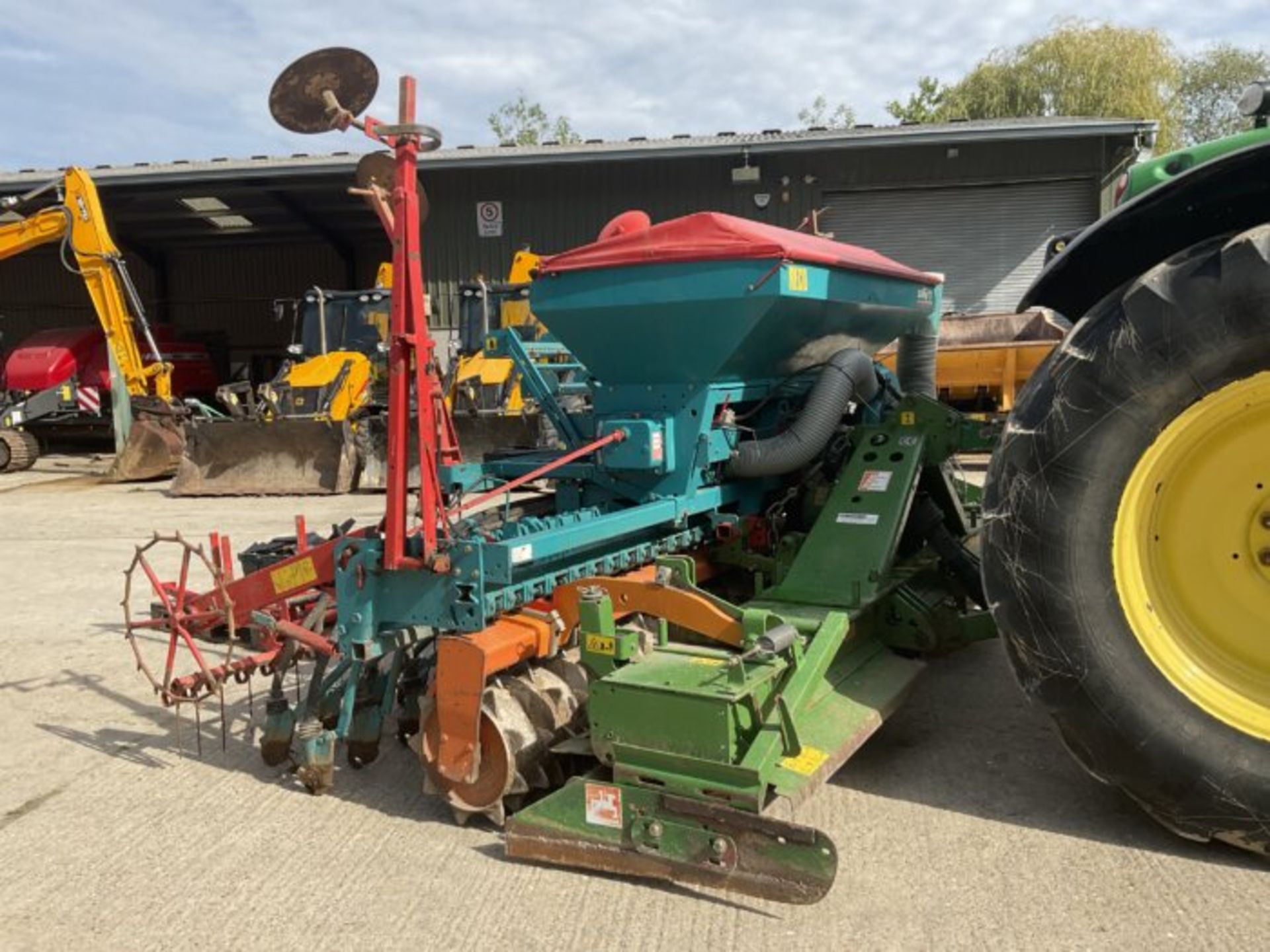 AMAZONE KG 4000 SPECIAL POWER HARROW YEAR 2011 WITH RECO SULKY SPI DRILL. YEAR 1997. - Image 5 of 7