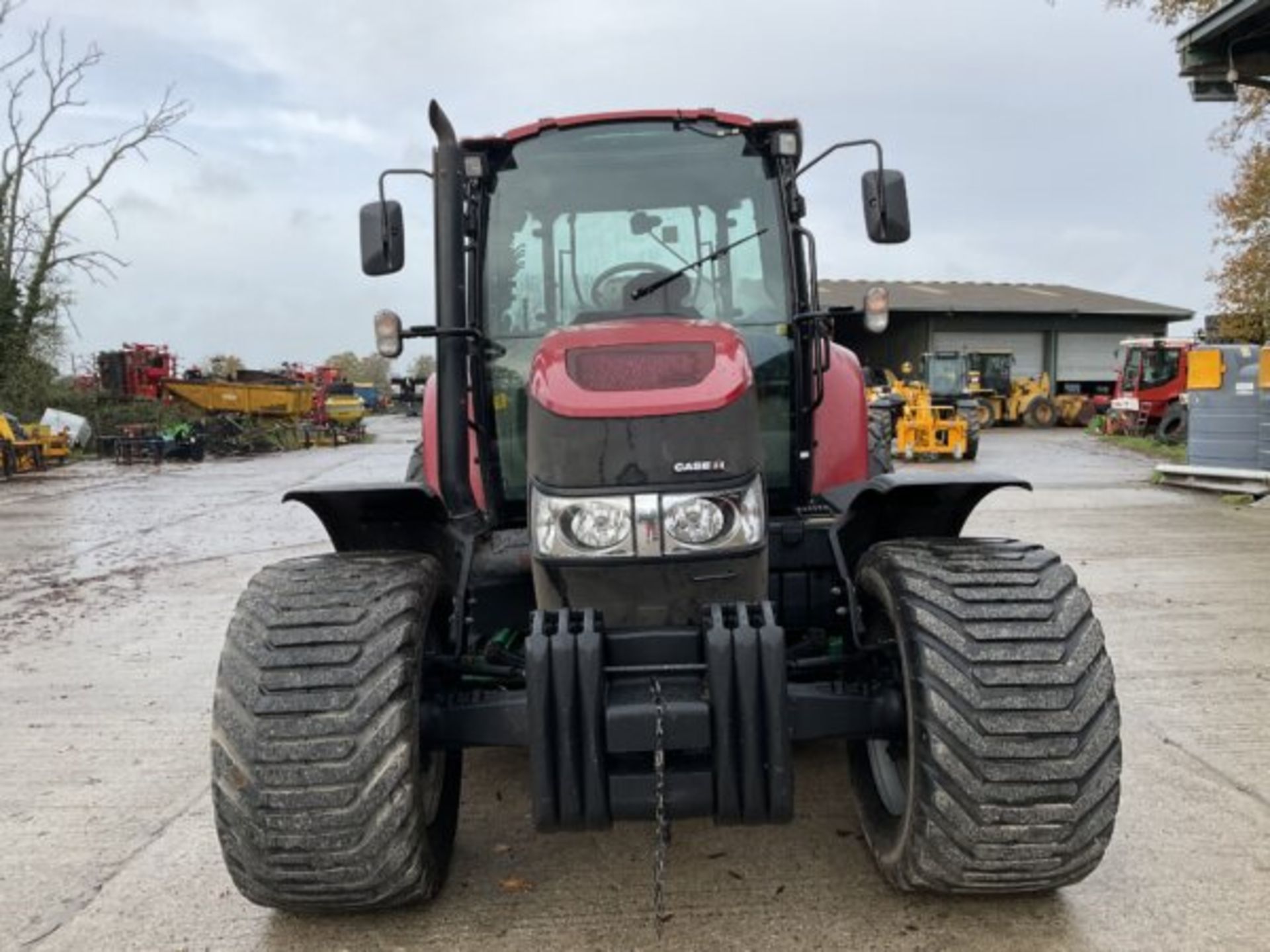 CASE IH 95U FARMALL WITH RANSOMES HYDRAULIC 5/7 MK IV GANG MOWER - Bild 10 aus 11