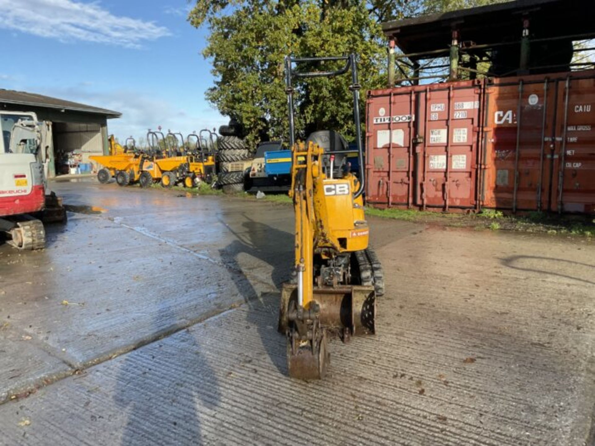 YEAR 2012 JCB 8008 CTS. RUBBER/EXPANDING TRACKS - Image 3 of 9