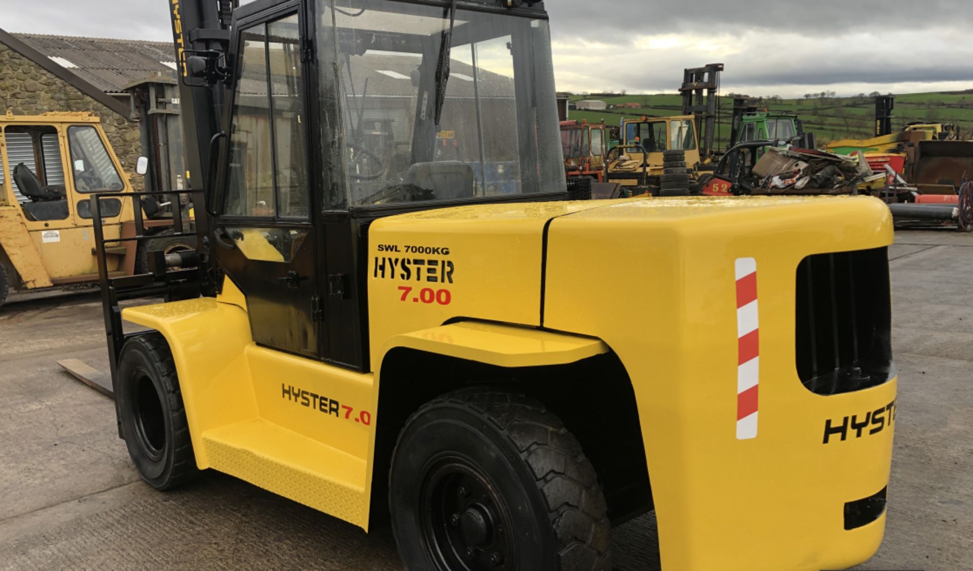 HYSTER H7.00 XL ,7.5 TON DIESEL FORKLIFT - Image 2 of 13