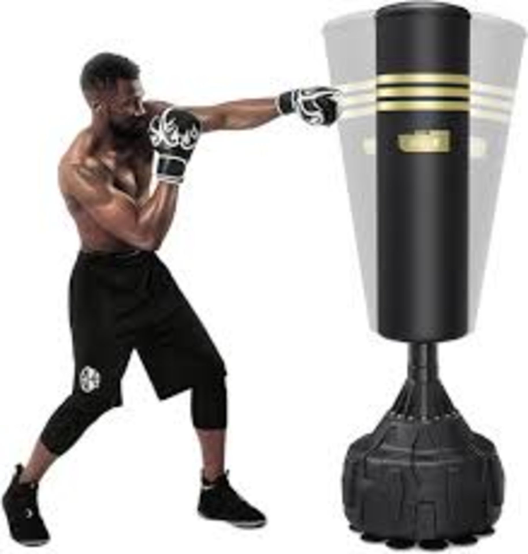 LOT CONTAINING 10 X FREE STANDING PUNCH BAGS WITH STAND BRAND NEW