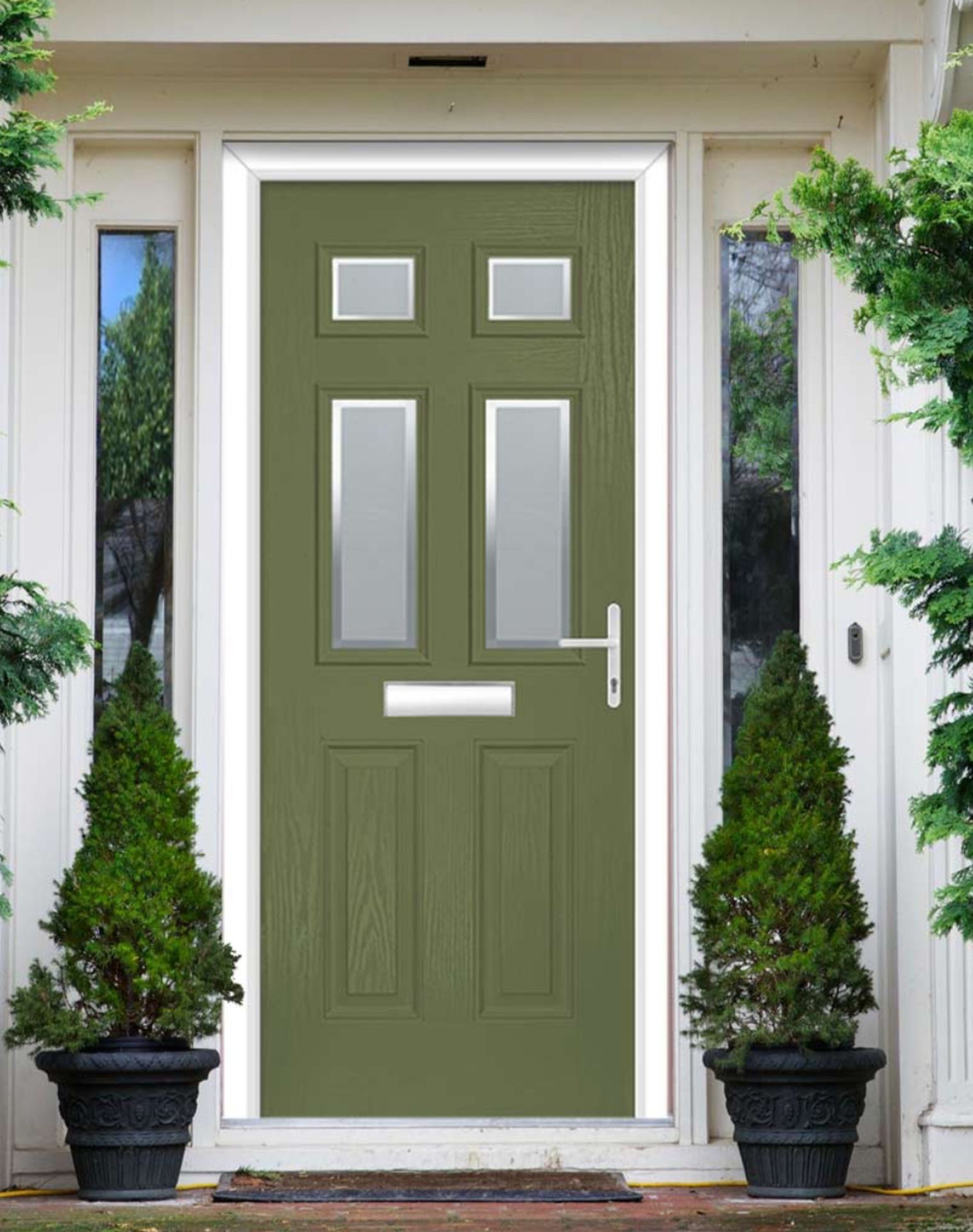20 X COMPOSITE FRONT DOOR SLABS UNFINISHED TRADE LOTS - Bild 5 aus 10