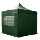 5 X NEW HEAVY DUTY POP UP GAZEBO GREEN 3X3