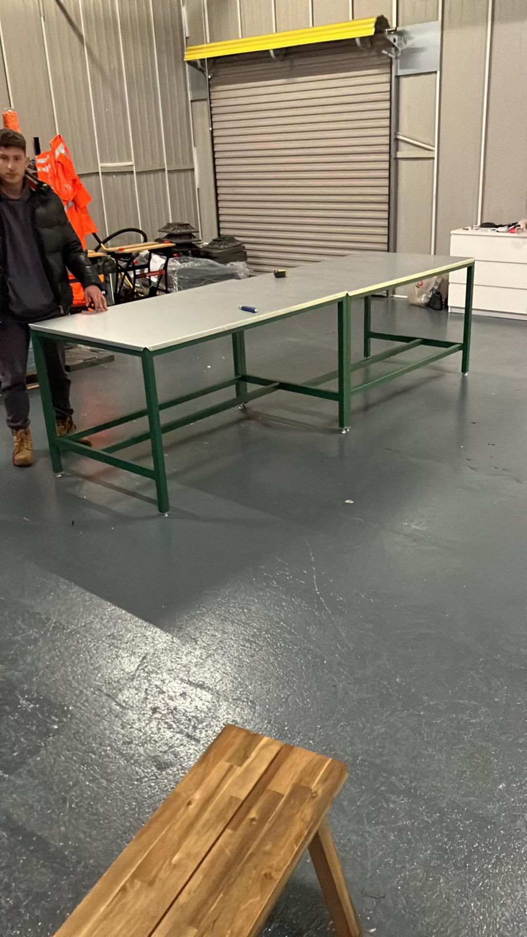 STANLESS STEEL WORK BENCHES X2