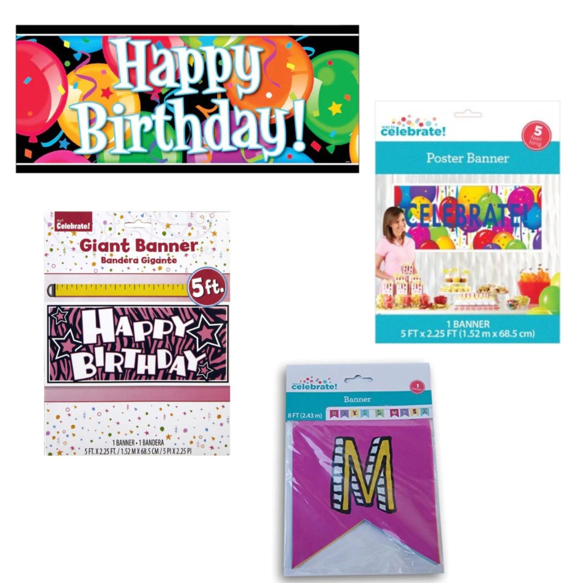 SURPRISE BOX OF 10,000 PARTY ITEMS INCLUDING BANNERS, LANTERNS, FLUTTER BALLS AND GARLANDS - Bild 7 aus 7